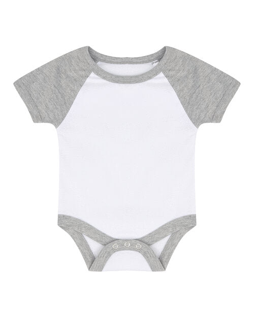 Larkwood Short Sleeve Baseball Bodysuit - LW502TB