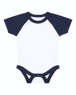 Larkwood Short Sleeve Baseball Bodysuit - LW502TB - thumbnail 3