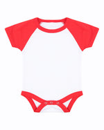 Larkwood Short Sleeve Baseball Bodysuit - LW502TB - thumbnail 4