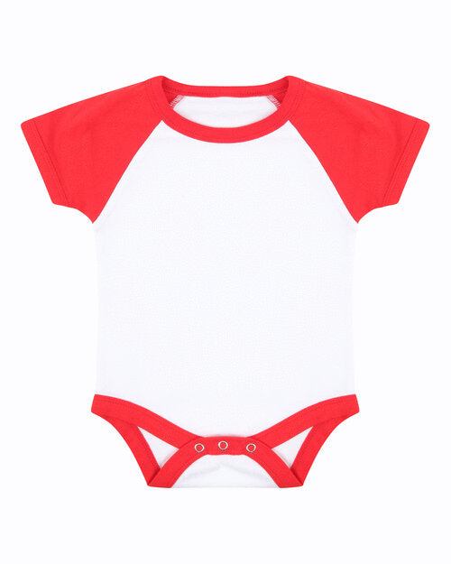 Larkwood Short Sleeve Baseball Bodysuit - LW502TB