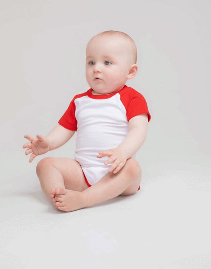 Larkwood Short Sleeve Baseball Bodysuit - LW502TB