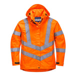 Portwest Hi-Vis Women's Breathable Rain Jacket - thumbnail 1