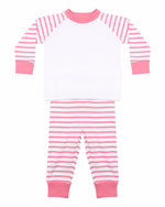 Larkwood Striped Pyjamas - LW72TB - thumbnail 3