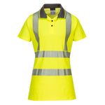 Portwest Hi-Vis Women's Cotton Comfort Pro Polo Shirt Short Sleeved - thumbnail 19