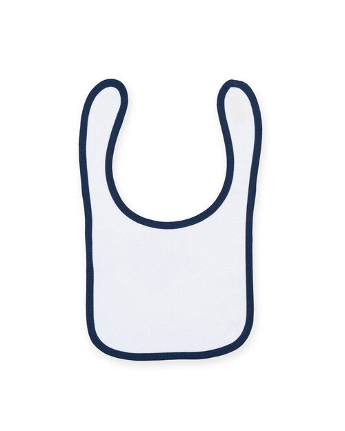 Larkwood Plain And Contrast Bib - LW82TB