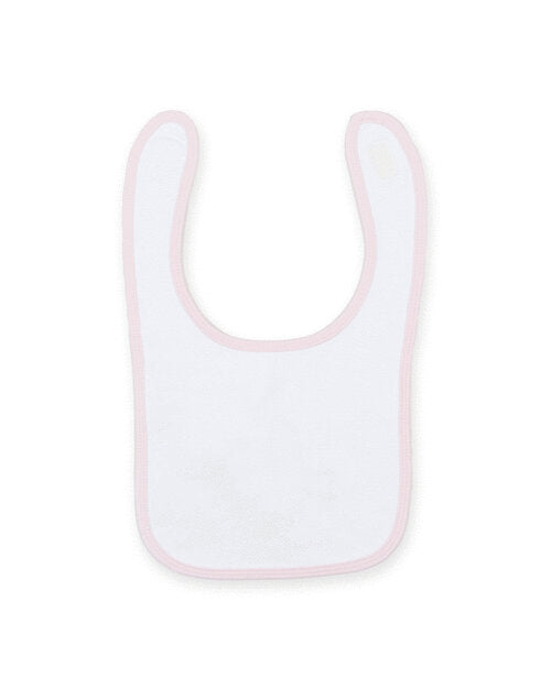 Larkwood Plain And Contrast Bib - LW82TB
