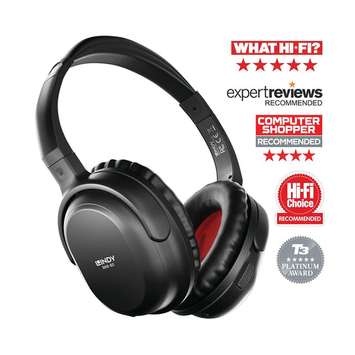 Lindy Bnx-60 Wireless Active Noise Cancelling Headphones Matt Black 73136