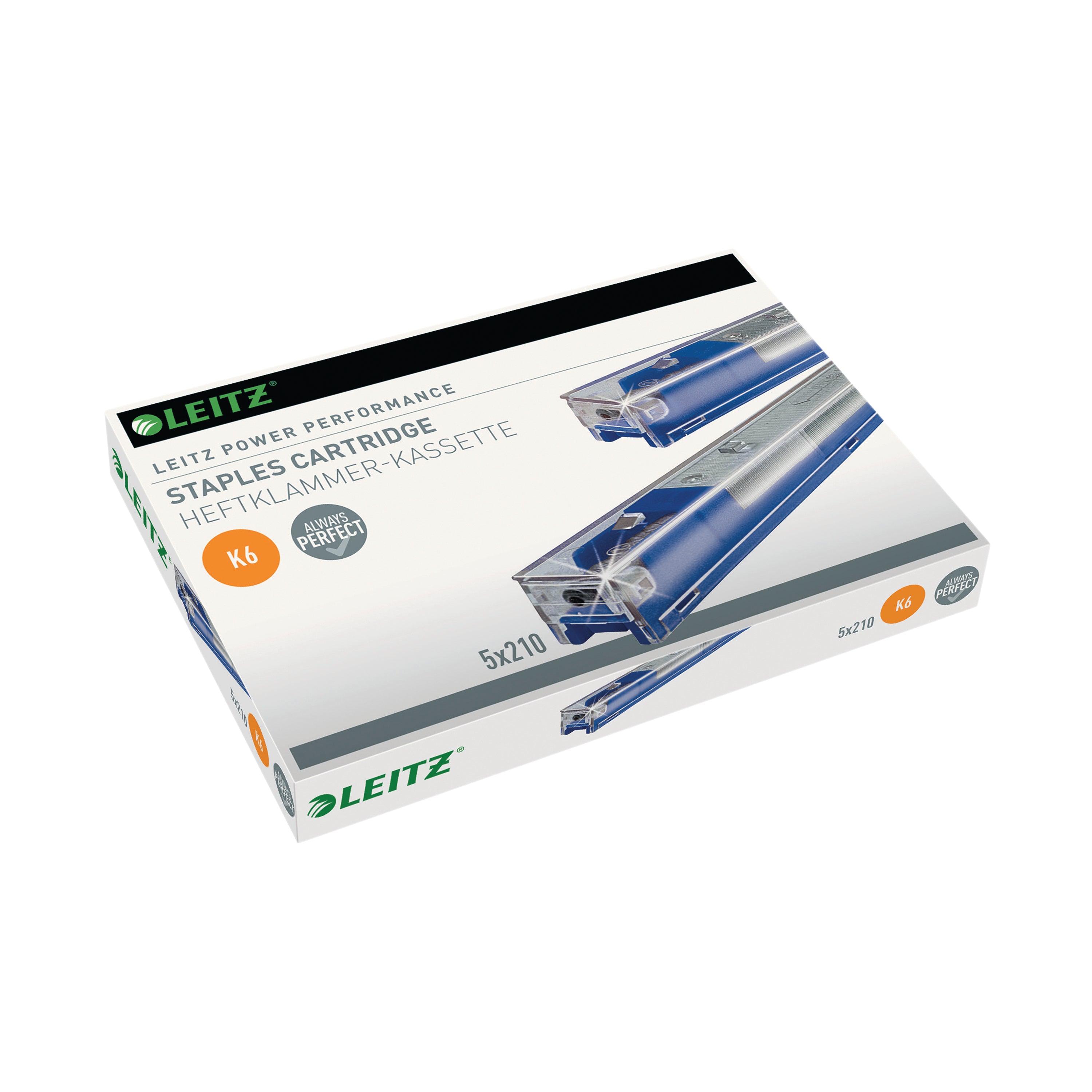 Leitz Blue K6 Staple Cartridge – (Pack of 5)