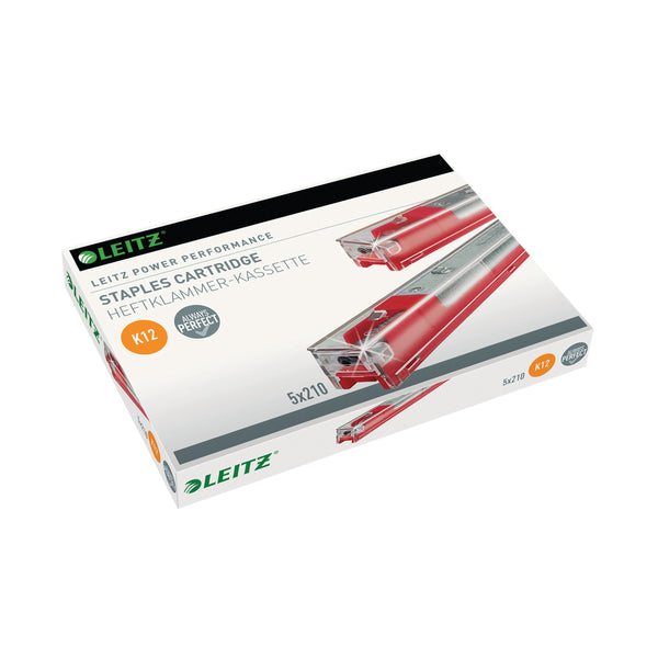 Leitz Red Heavy Duty Staple Cartridge – (Pack of 5)