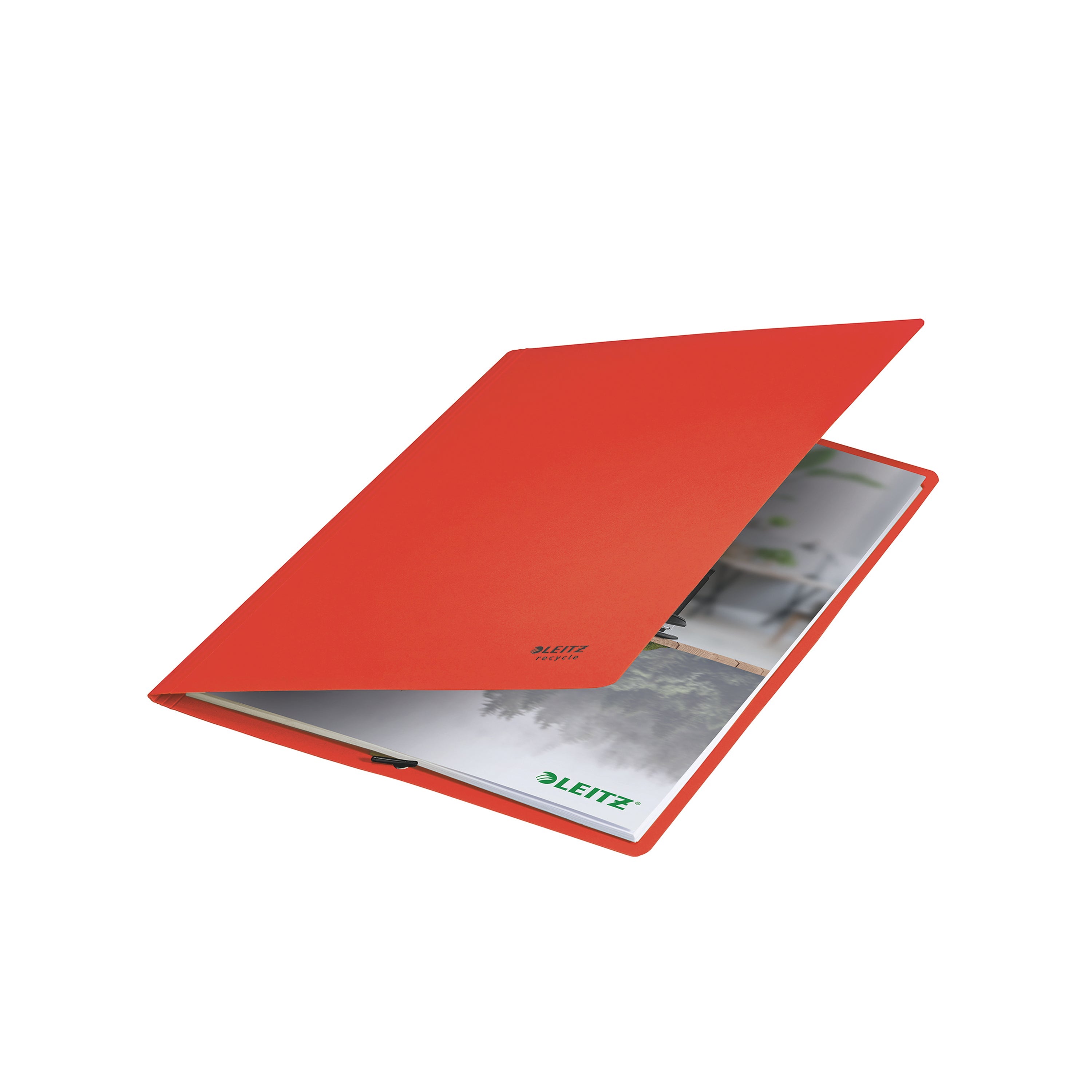 Leitz Recycle Card Folder/Elastic Bands A4 Red  (Pack of 10)