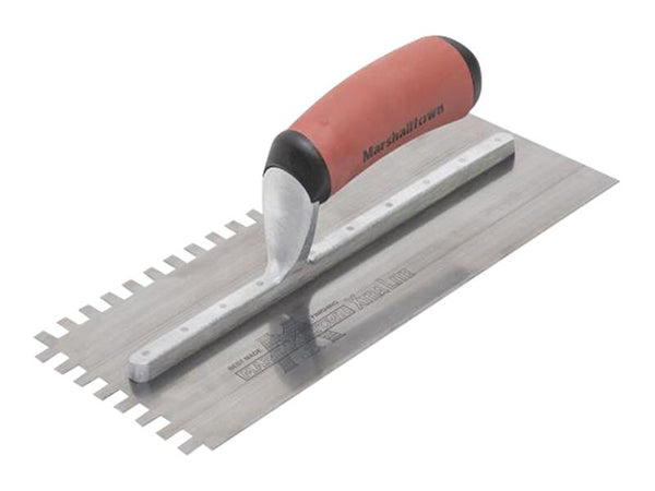 Marshalltown Square Notched Trowel, DuraSoft Handle