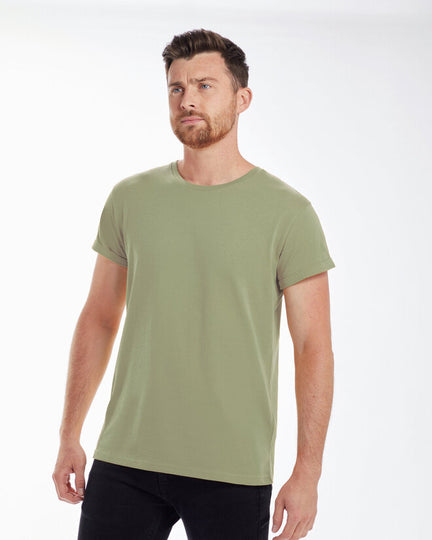 Mantis Mens Roll Sleeve T - M80M