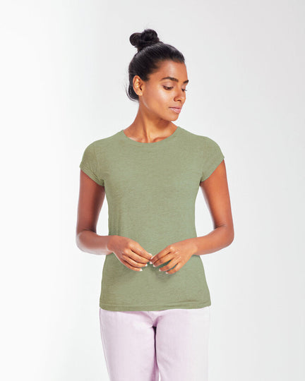 Mantis Womens Roll Sleeve T - M81M