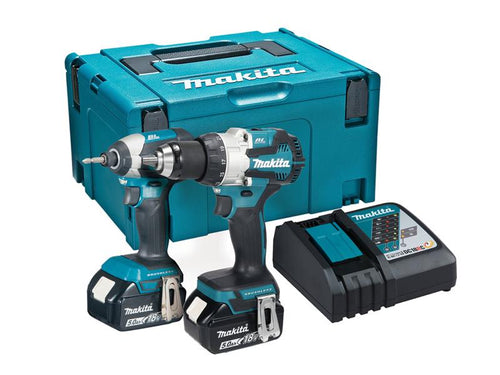 Makita DLX2507TJ LXT Brushless Combo Kit 18V 2 x 5.0Ah Li-ion
