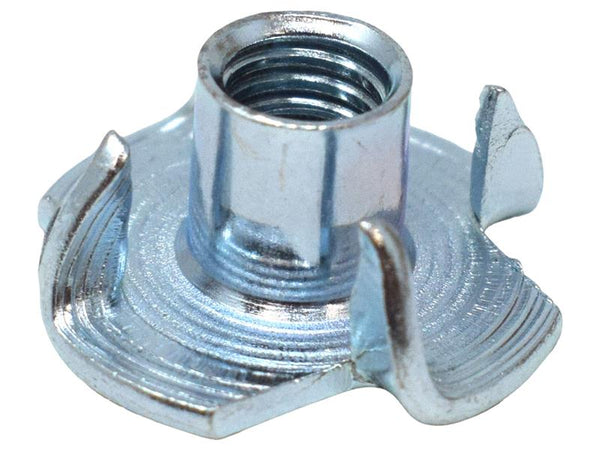 METALMATE Pronged Tee Nut, Zinc Plated