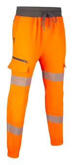 B-Seen Womens Hi-Vis Work Joggers - thumbnail 1