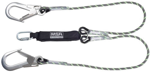 MSA 1.8M Kernmantel Twin Leg Energy Absorbing Lanyard