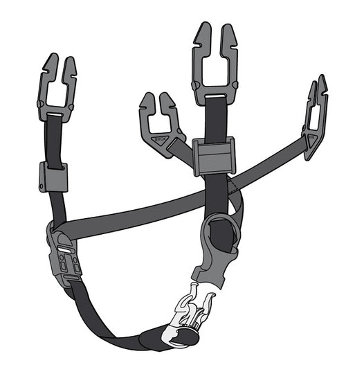 MSA Msa Universal 4-POINT Chin Strap For Safety Helmets - (Pack of 20)