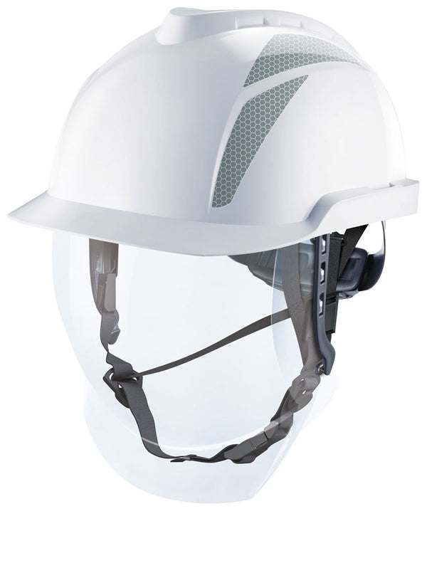 MSA Msa V-Gard 950 Electrician Safety Helmet With Face Shield