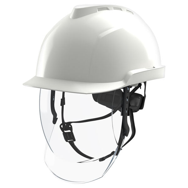 MSA Msa V-Gard 950 Electrician Safety Helmet With Face Shield