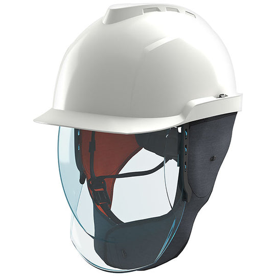 MSA Msa V-Gard 950 Class 2 Electrician Safety Helmet With Face Shield