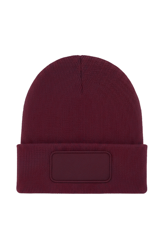 Uneek Rectangular Patch Beanie - UC411