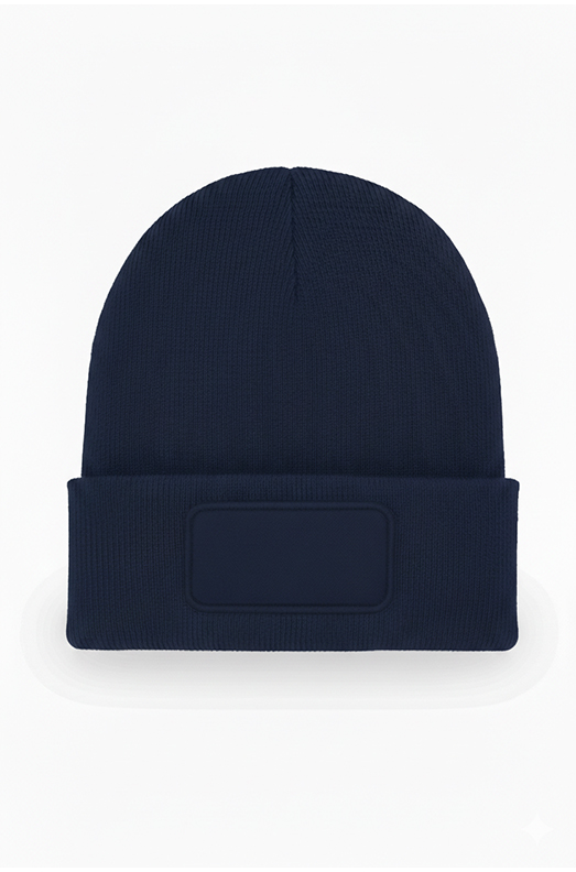 Uneek Rectangular Patch Beanie - UC411
