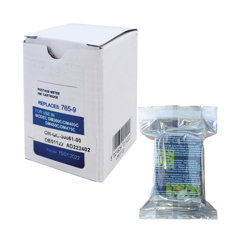 Q-Connect Pitney Bowes Remanufactured Blue Franking Ink Cartridge 765-9RN/765-95B/765-9BN
