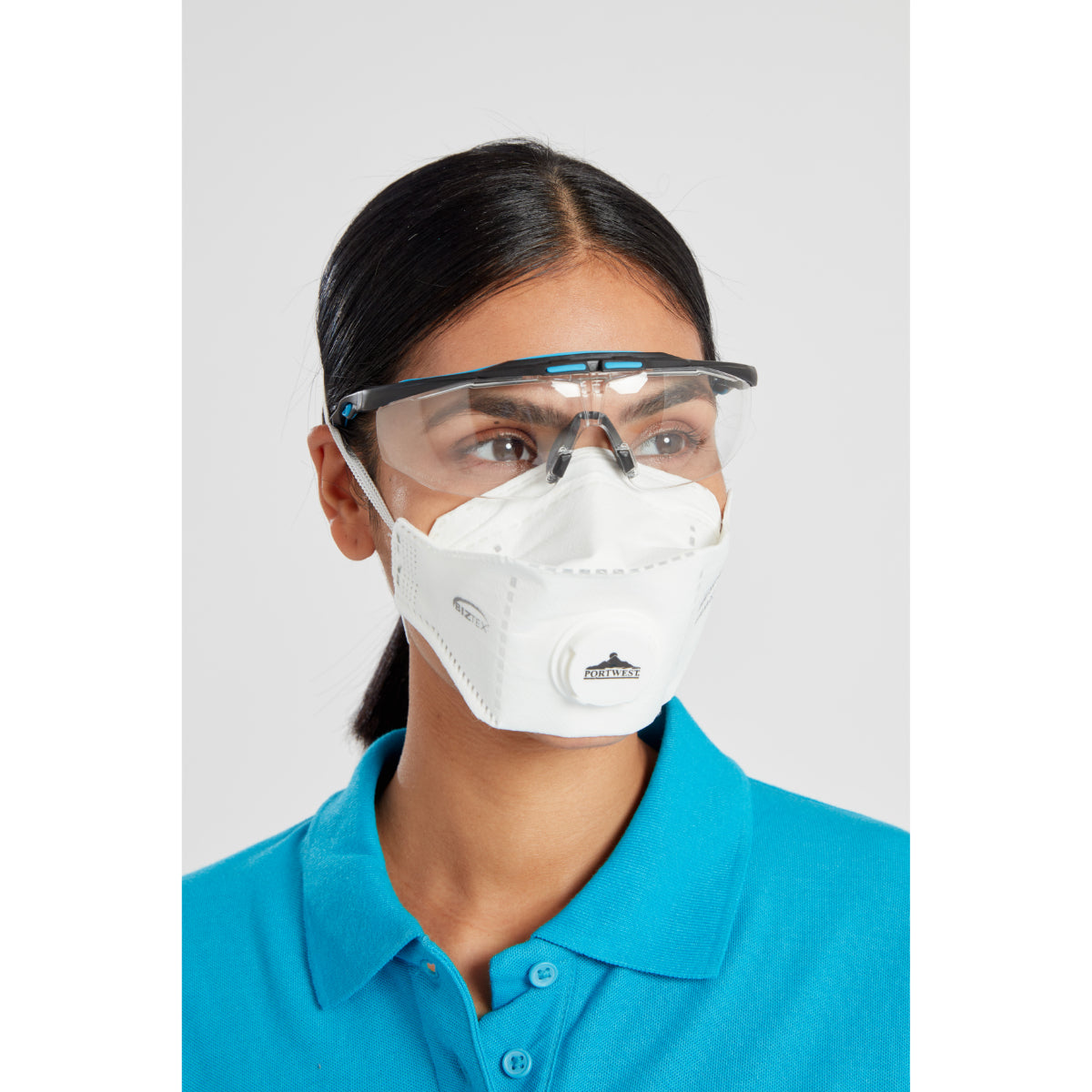 Portwest EAGLE FFP3 Valved Dolomite Fold Flat Respirator