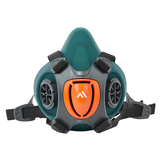 Blue Portwest P431 silicone half mask respirator for superior comfort.