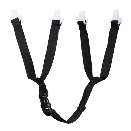 Black Portwest PA11 chin strap accessory for Work Safe helmets.