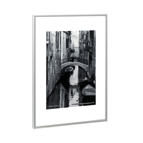 Hampton Frames Aluminium Certificate Frame A4 Silver PAAFA4B