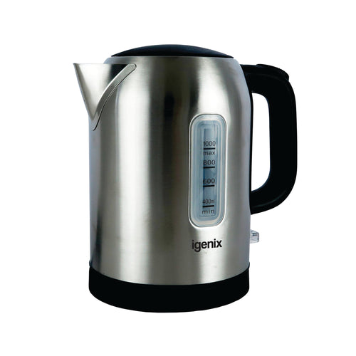 Igenix 1 Litre Jug Kettle Cordless Stainless Steel IGK01022SS