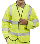 B-Seen Hi-Vis Long Sleeve Jerkin