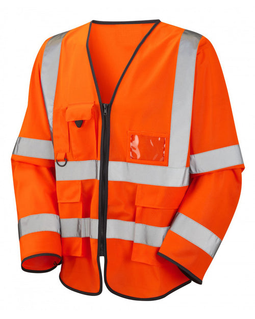 B-Seen Hi-Vis Long Sleeve Executive ID Jerkin