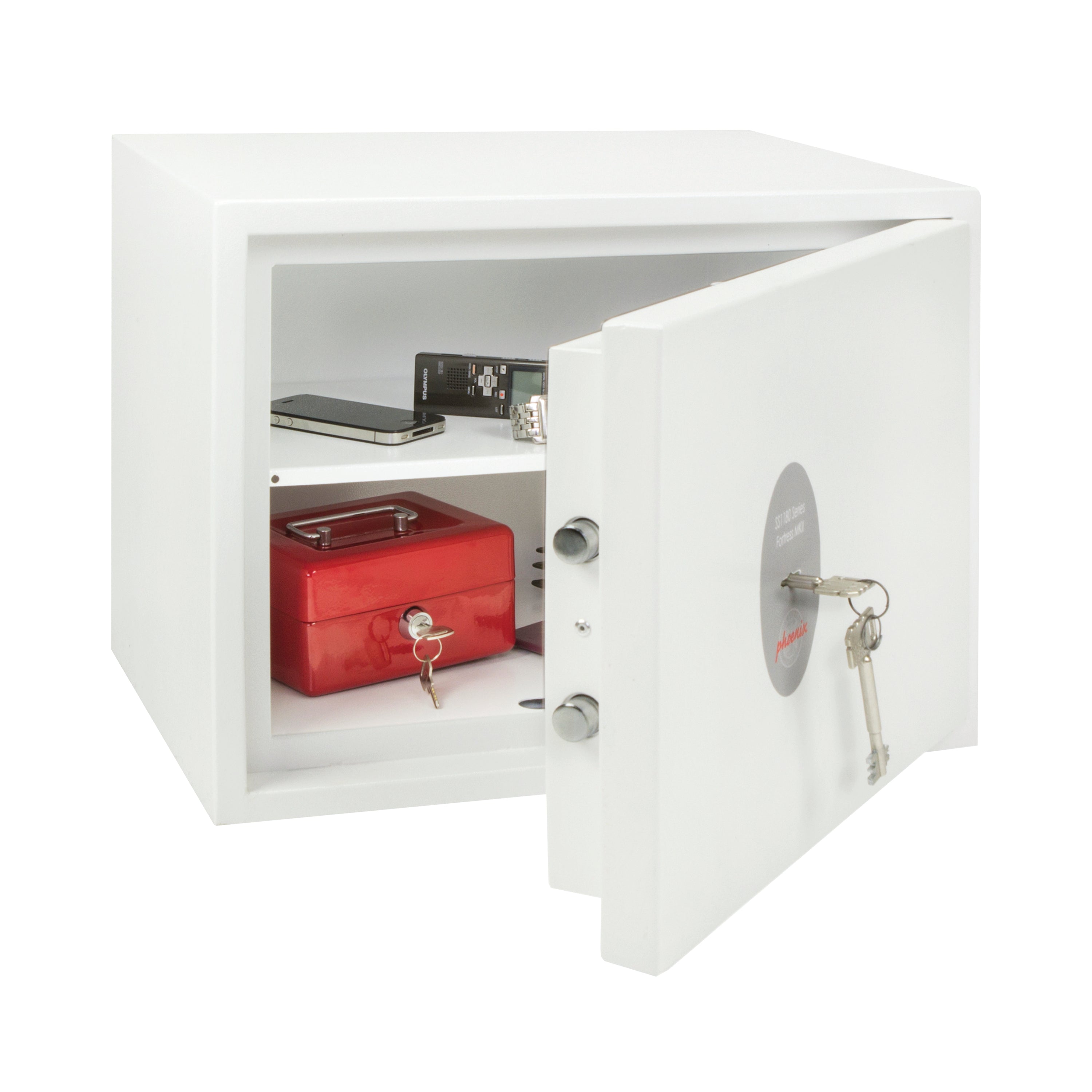 Phoenix Fortress High Security Burglary Safe White SS1182K