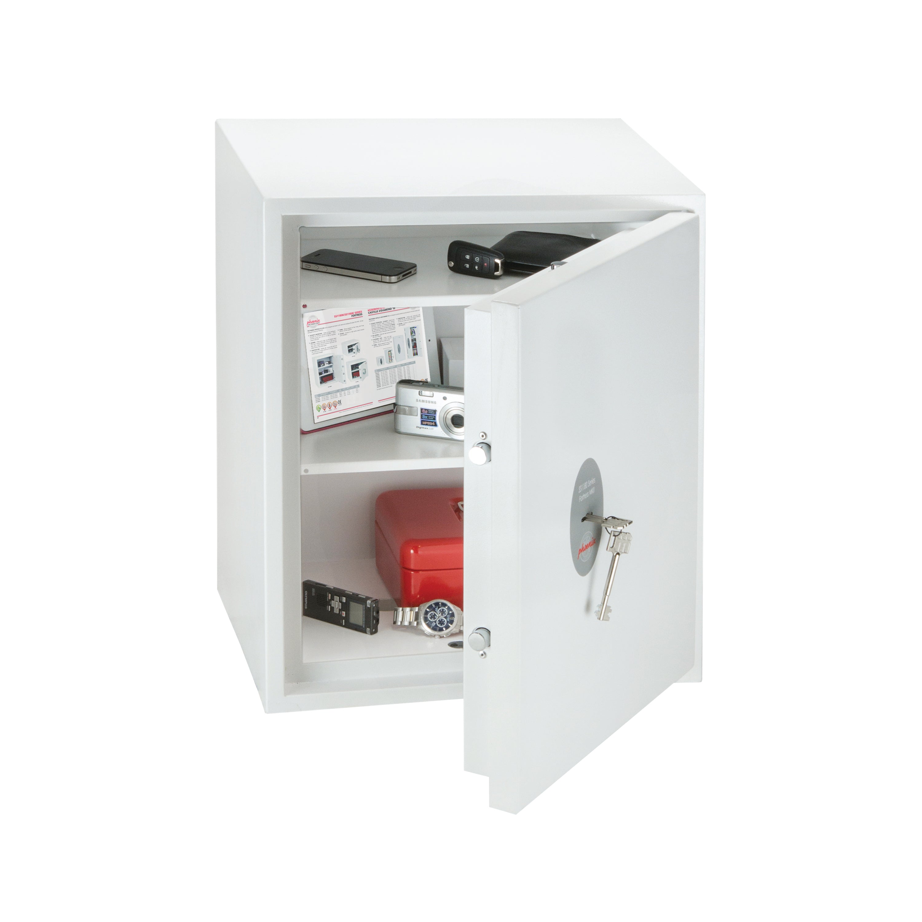 Phoenix Fortress Fortress High Security Burglary Safe White SS1183K