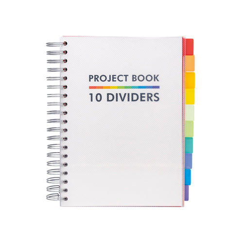 Pukka Pads Pukka Project Book With 10 Dividers B5 White 9603-pb
