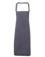 Premier Workwear 100% Organic Cotton Bib Apron - PR102M