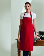 Premier Workwear 100% Organic Cotton Bib Apron - PR102M
