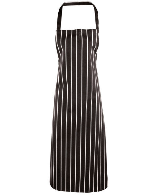 Premier Workwear Striped Bib Apron - PR110M