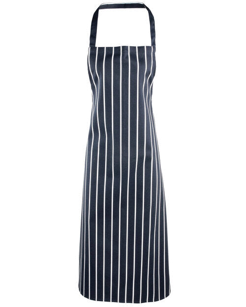 Premier Workwear Striped Bib Apron - PR110M