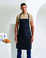 Premier Workwear Fairtrade And Organic Certified Cotton Bib Apron - PR112M - thumbnail 1