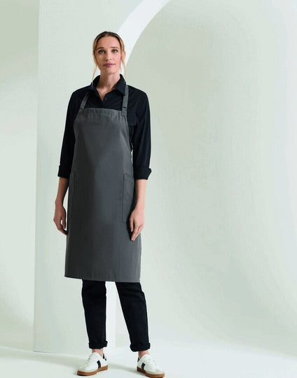 Premier Workwear Fairtrade And Organic Certified Recycled Polyester & Organic Cotton Apron - PR120M