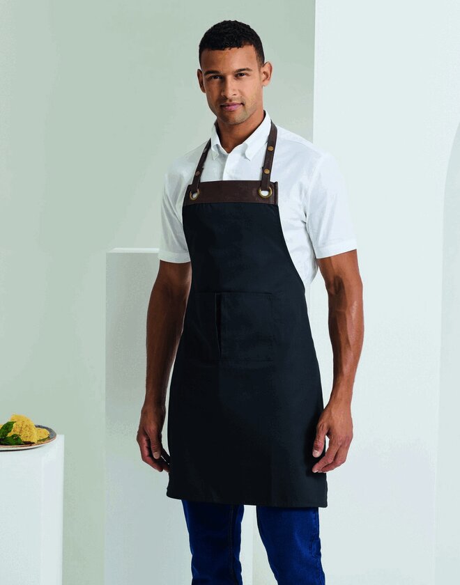 Premier Workwear Espresso Bib Apron - PR123M