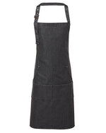 Premier Workwear Jeans Stitch Denim Bib Apron - PR126M - thumbnail 2