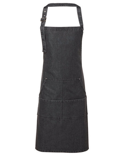 Premier Workwear Jeans Stitch Denim Bib Apron - PR126M
