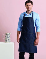 Premier Workwear Jeans Stitch Denim Bib Apron - PR126M - thumbnail 1