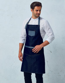 Premier 'Domain' Contrast Denim Bib Apron