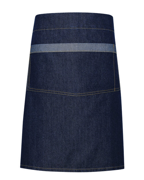 Premier Workwear Domain Contrast Denim Waist Apron - PR128M